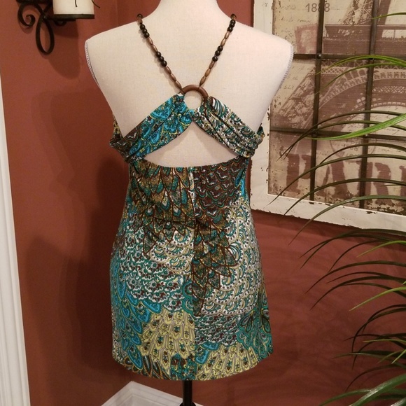 Crown of ❤'s Colorful Wooded Bead Top - Picture 3 of 8